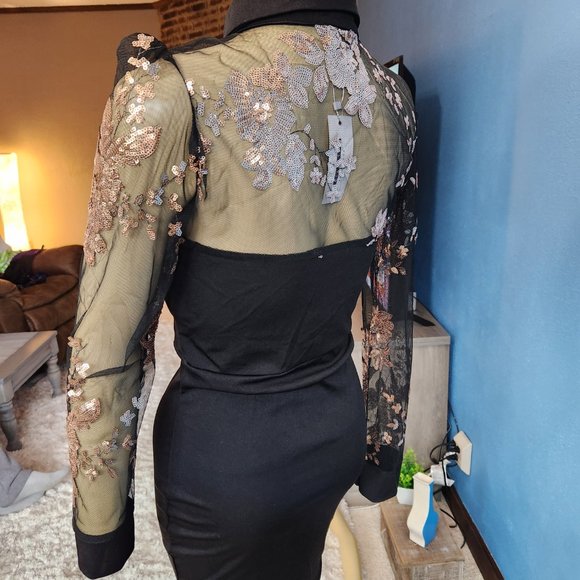 Nwt Womens Little Black Dress Small - Picture 4 of 6